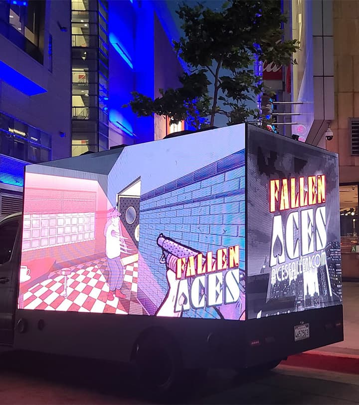 Large outdoor billboard